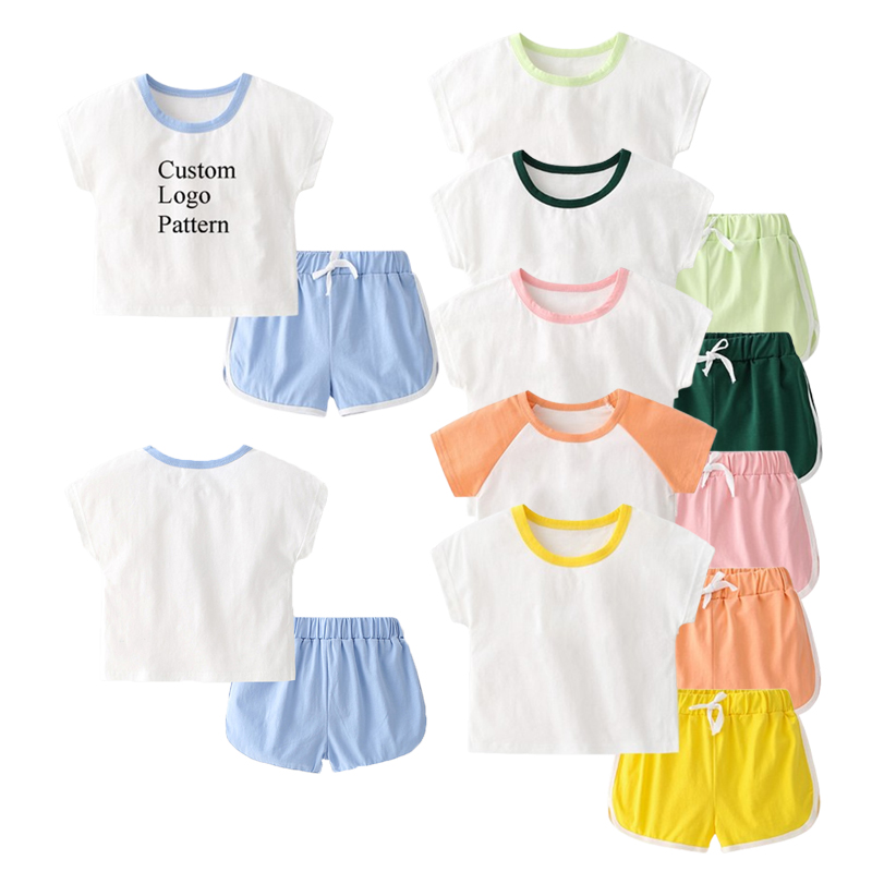Set pakaian kanak -kanak kecil spandeks oem custom