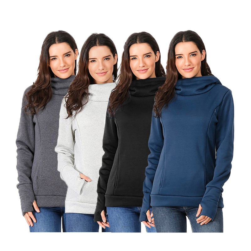 Warna hoodie kejururawatan bertudung warna pepejal
