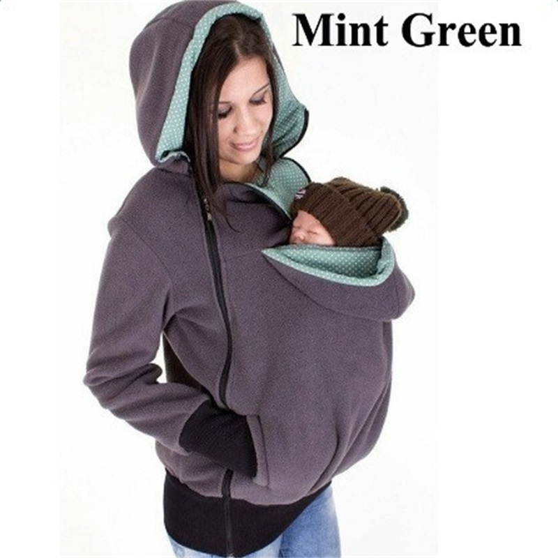 Tiga-dalam-satu ibu pelbagai fungsi kangaroo sweater jaket wanita