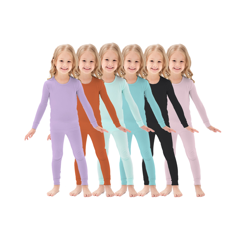 Set Pajama Kanak -kanak Serat Bambu Custom